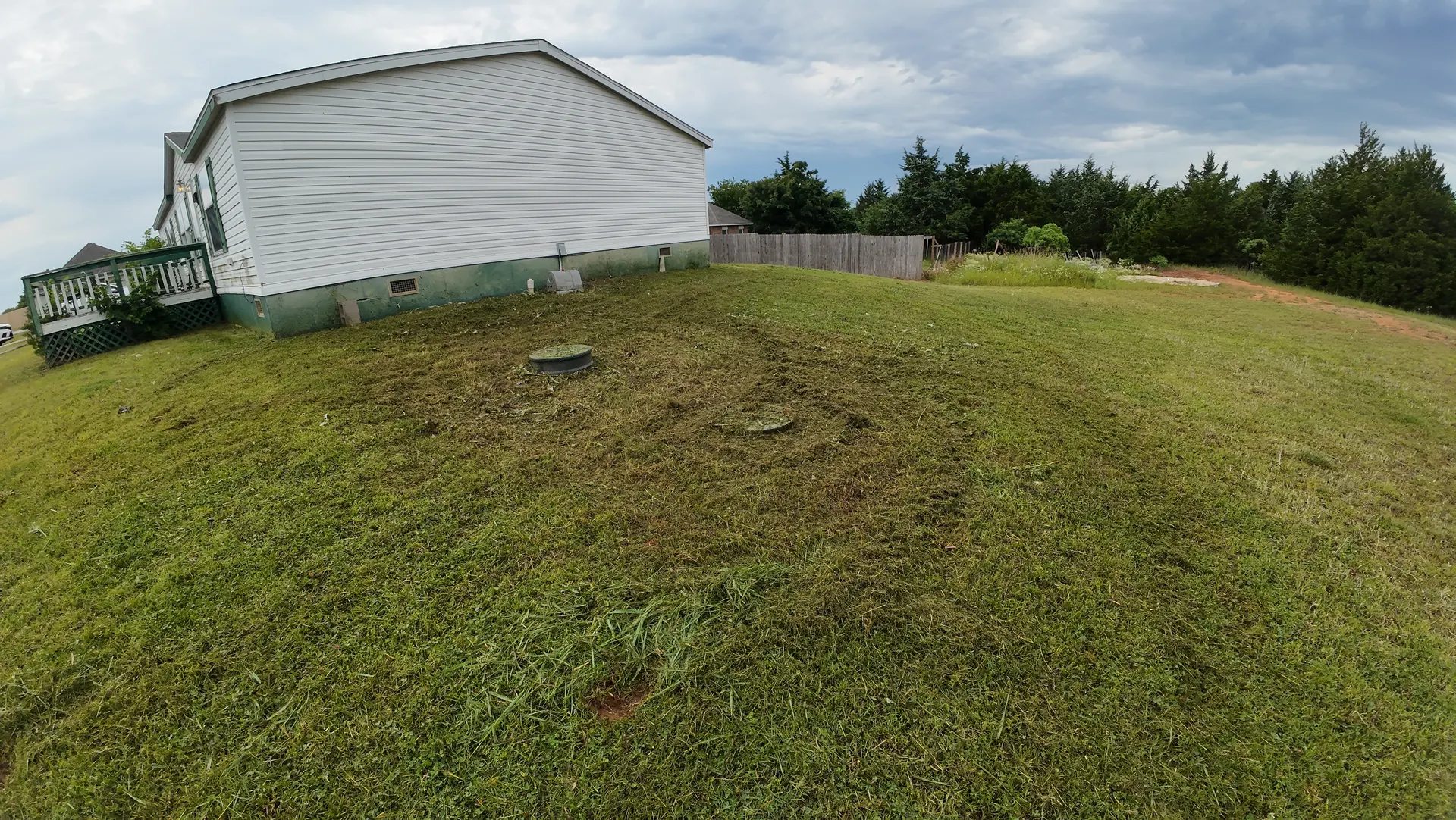 Mowed Yard — After
