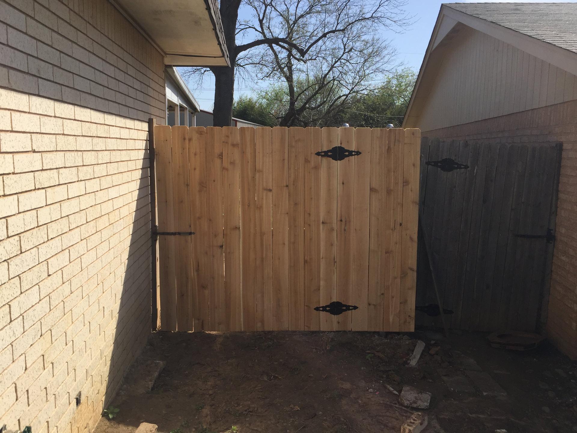 Cedar Walk Gate and Fence