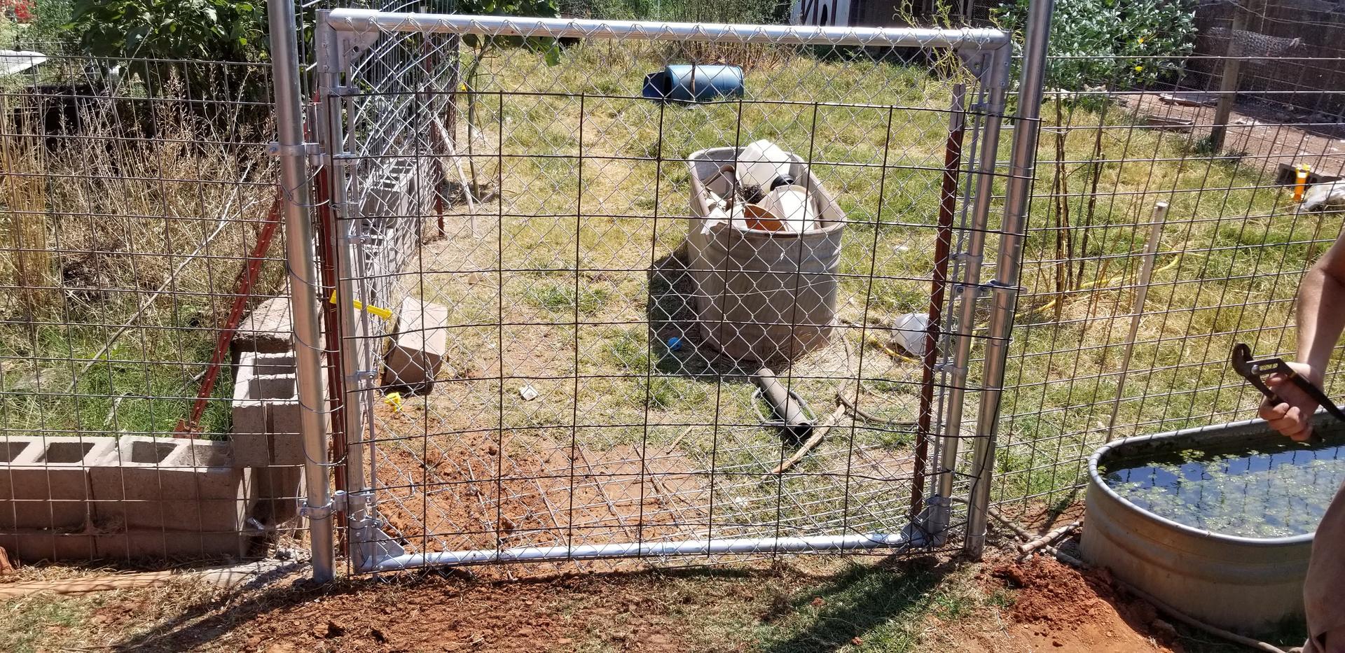 Chain Link Walk Gate