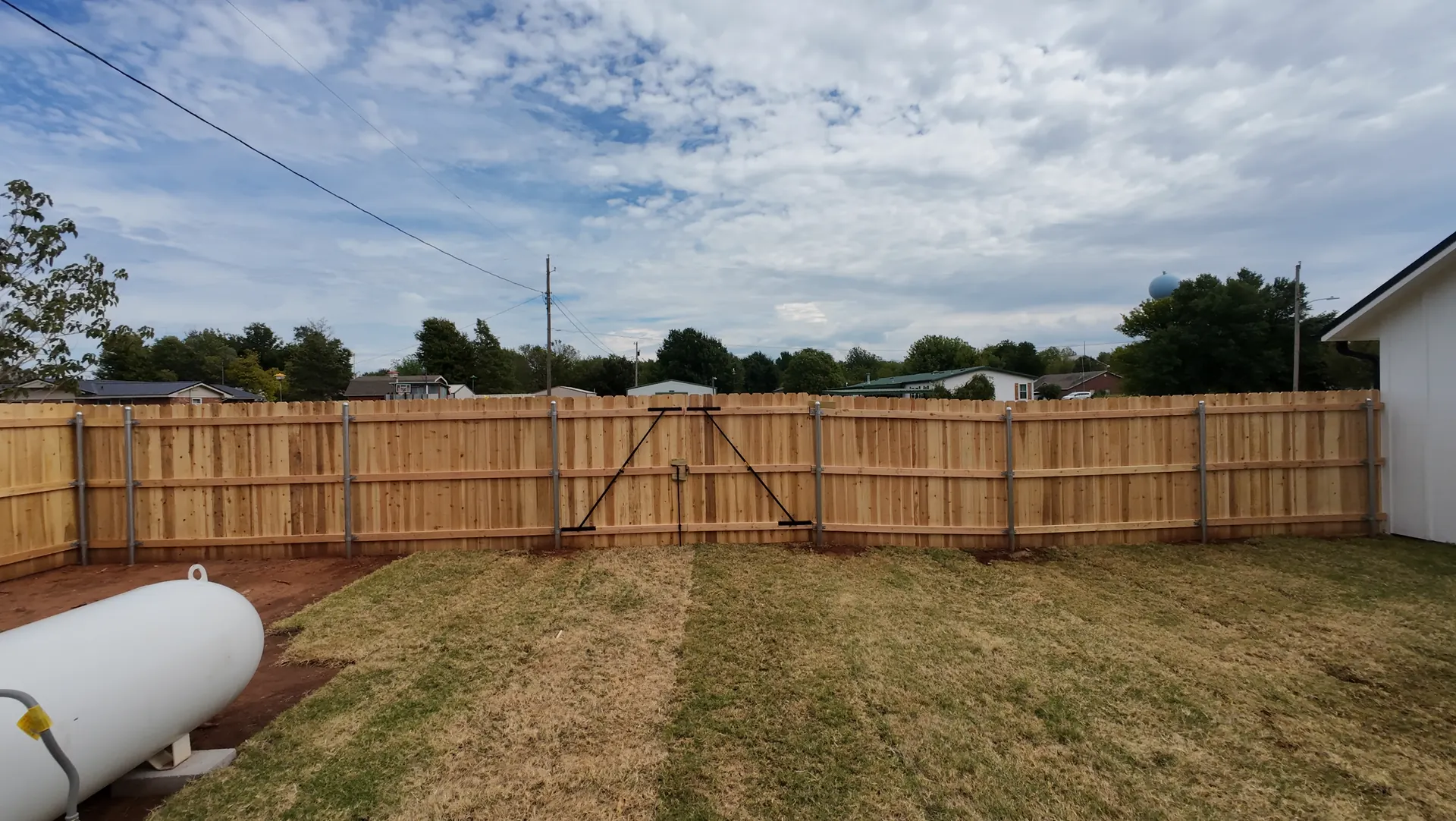 6' Cedar Inside Gate View