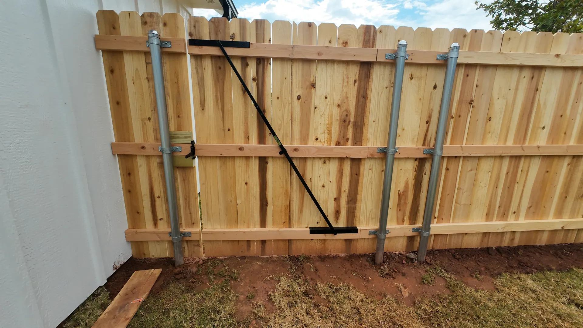 6' Cedar with 5' Walk Gate