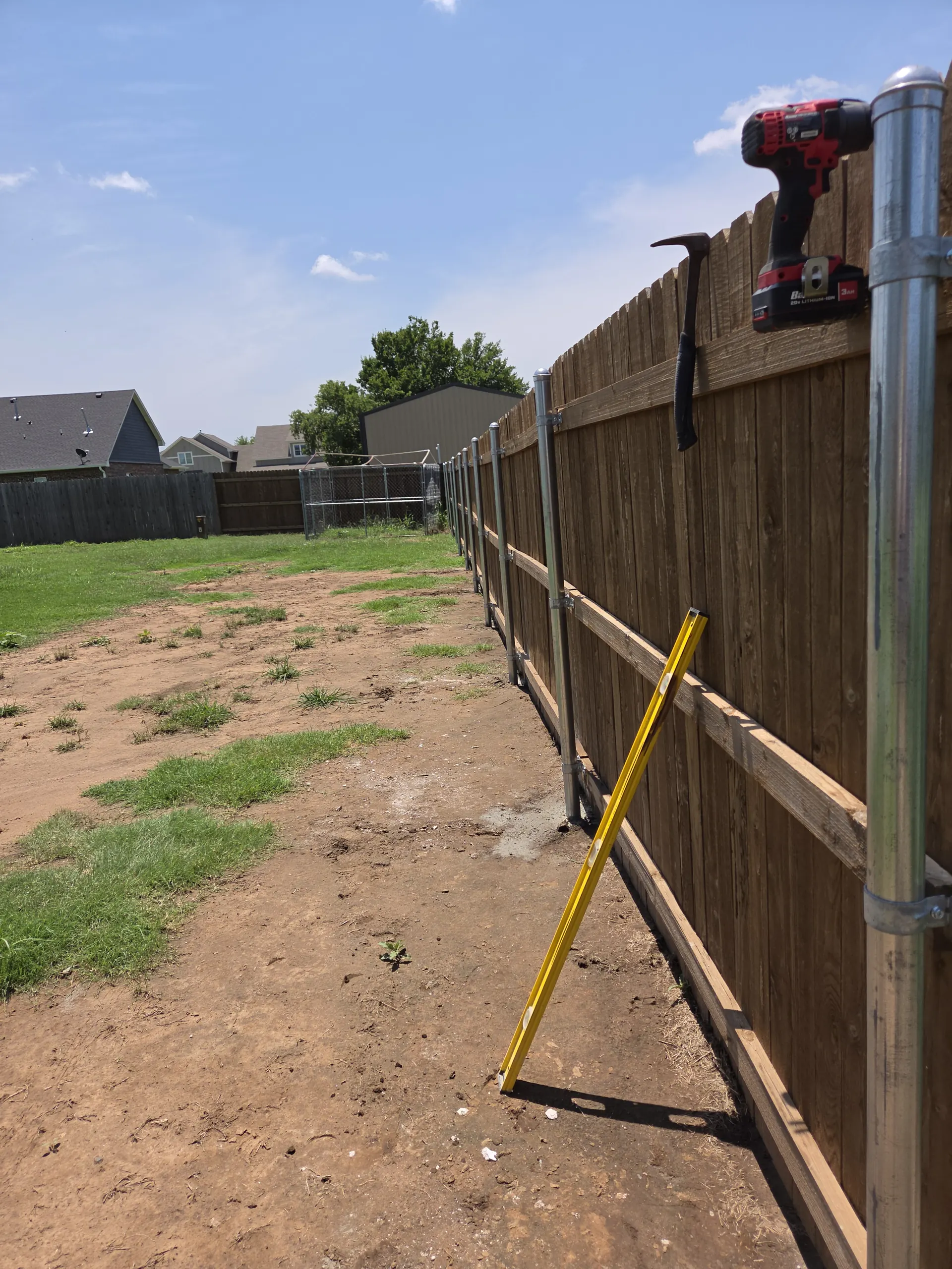Fence Repair — After