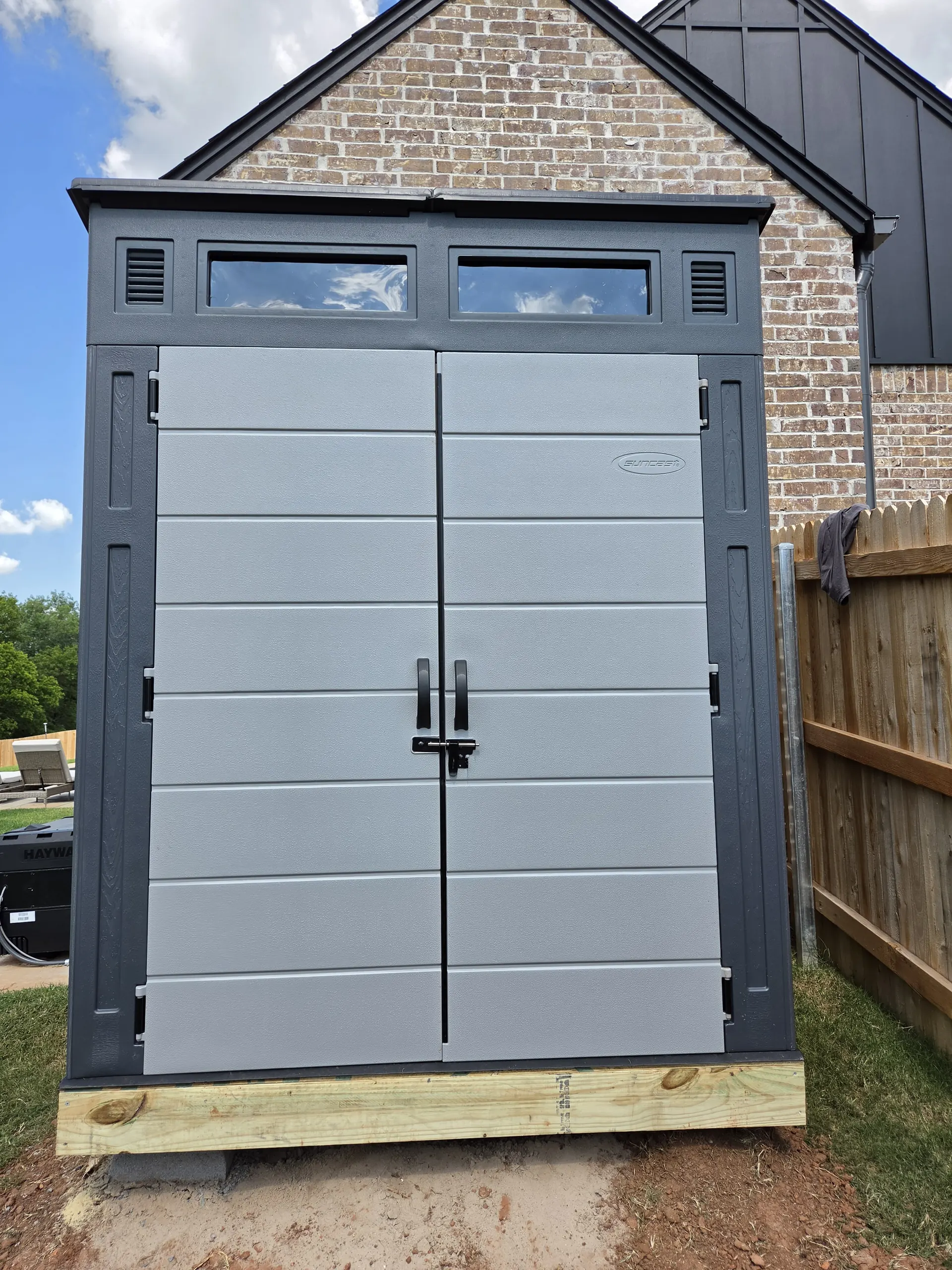Shed Assembly and Pad