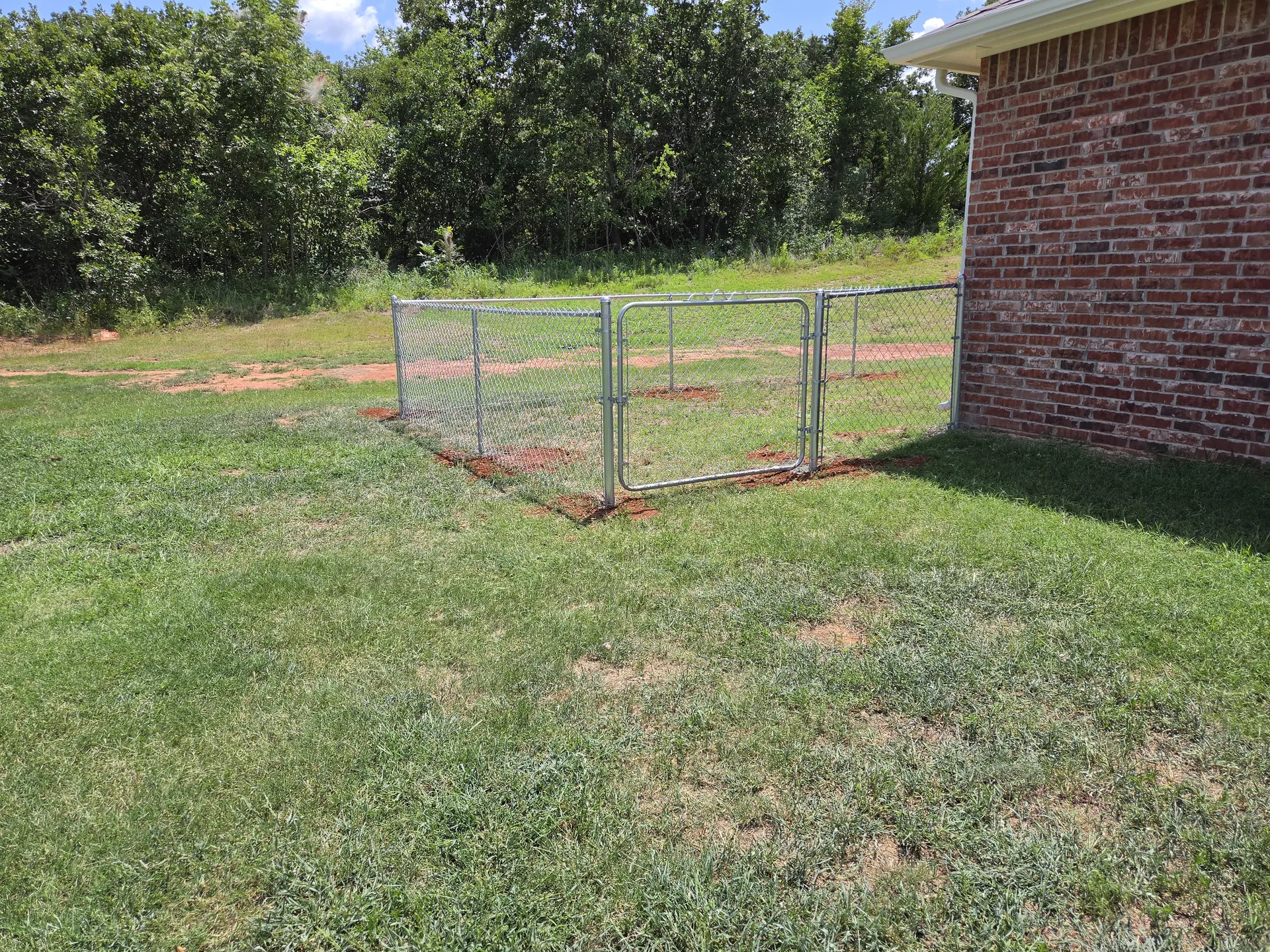 Chain Link Yard Fence — After