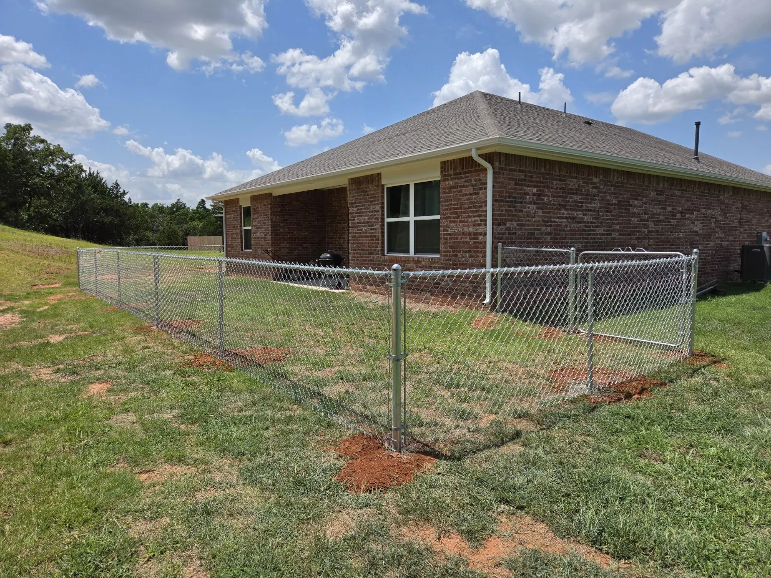 Chain Link Yard Enclosure