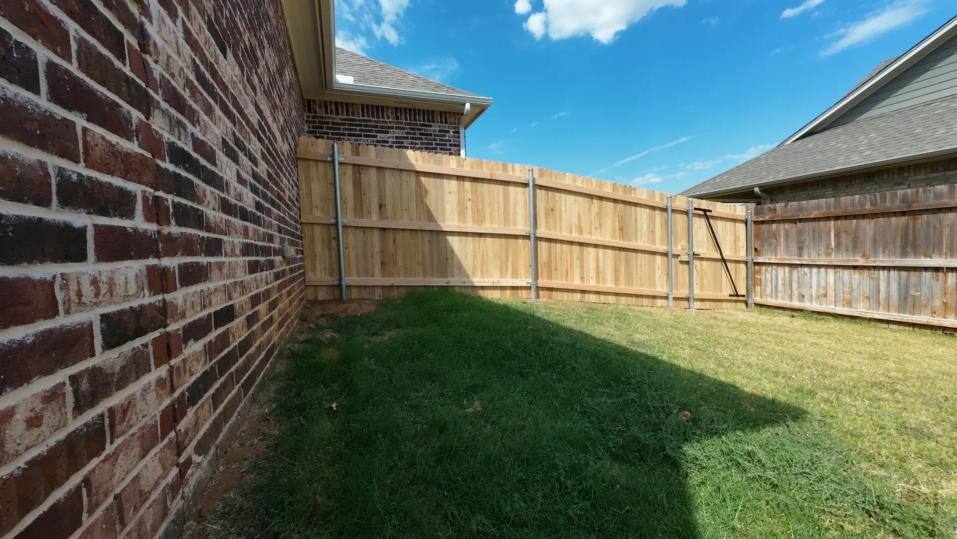 Cedar Fence on a Slope