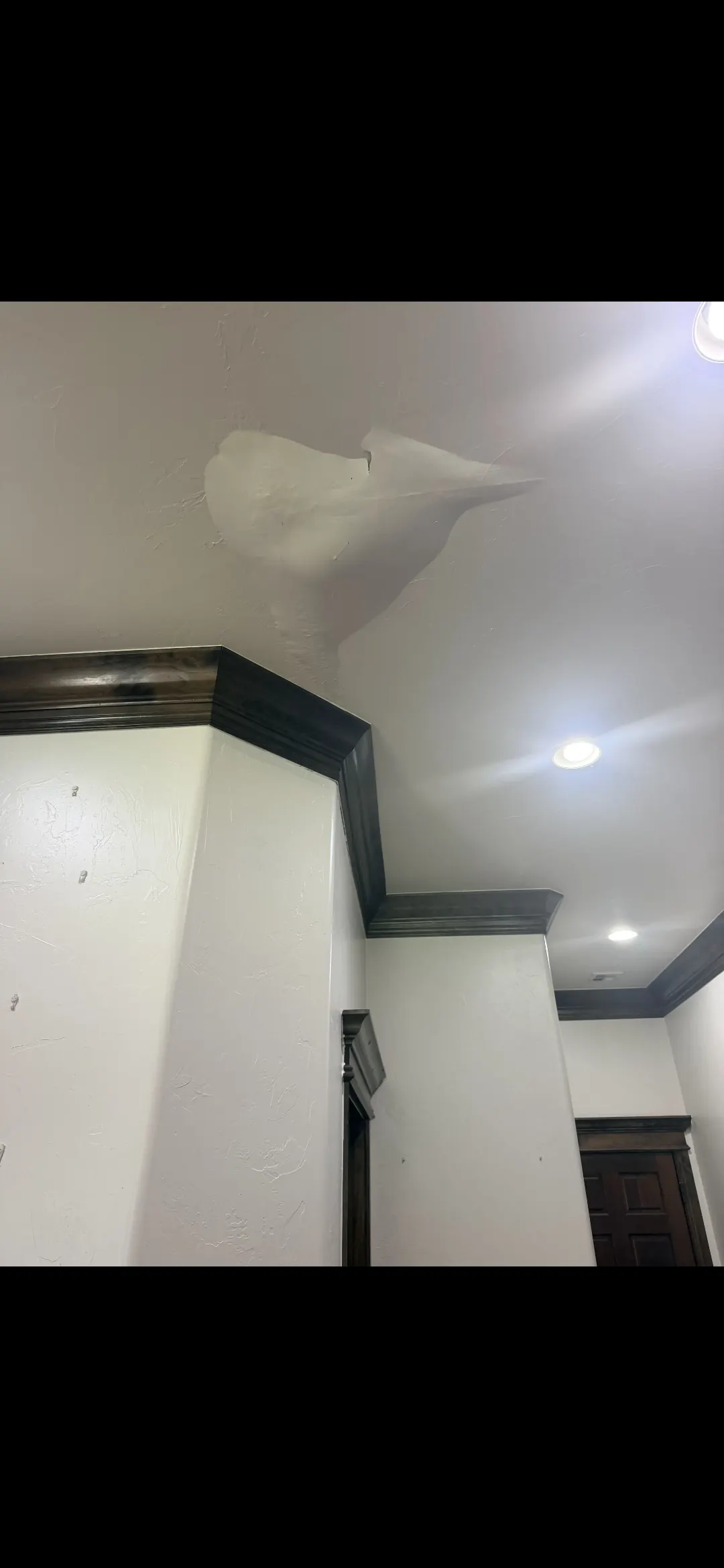 Ceiling Repair — Before